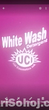 White wash detergent powder